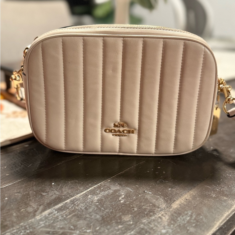 Coach Cream Quilted Women's Bag